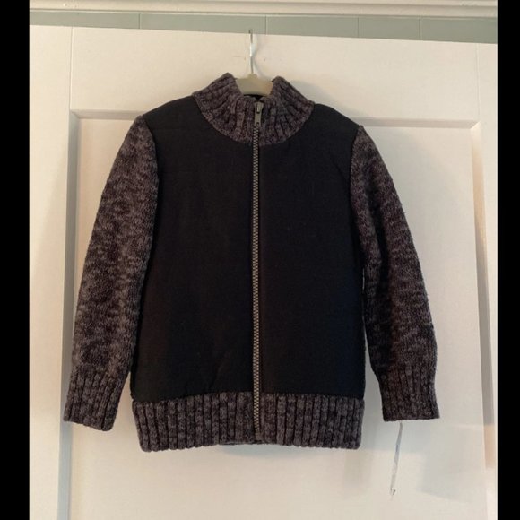 NWT Cat & Jack Zip-Up Sherpa-Lined Jacket / Size 2T